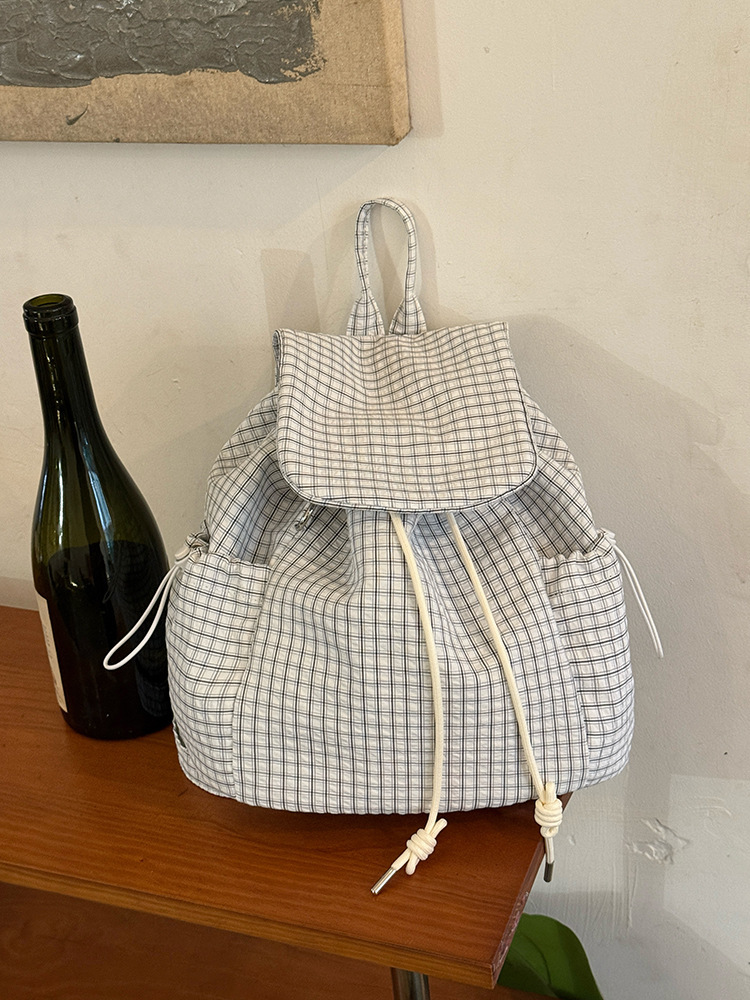 Korean-style Lightweight Nylon Streetwear Backpack