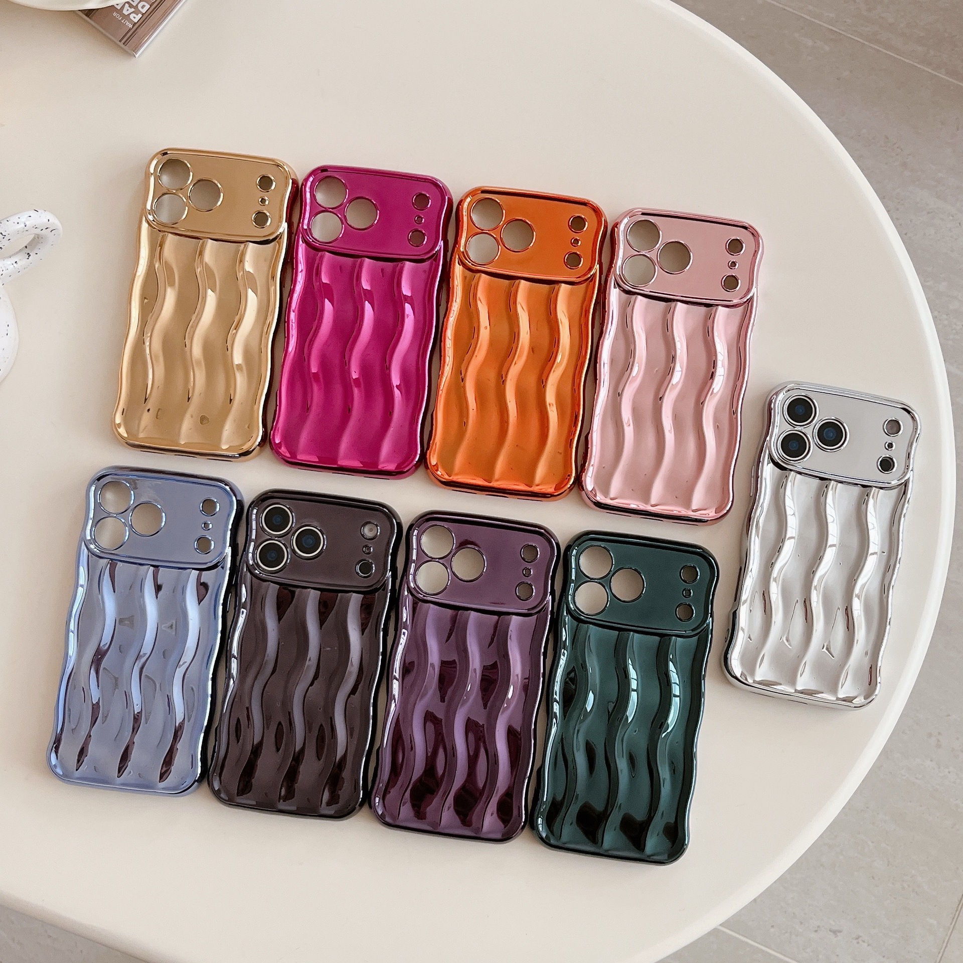 Solid Color Electroplating Advanced Sense Stripes Suitable For Phone Case - Image 5