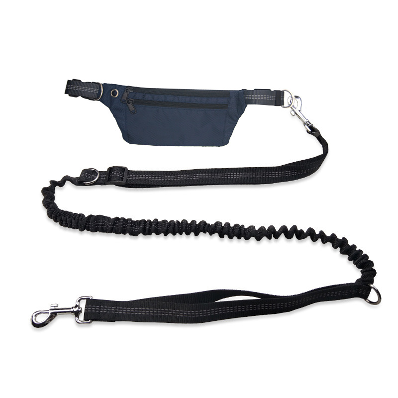 Pet Waist Bag With Exercise Leash - Pet Waist Bag With Exercise Leash Navy Blue 280g 2.5x150 180cm GG4213