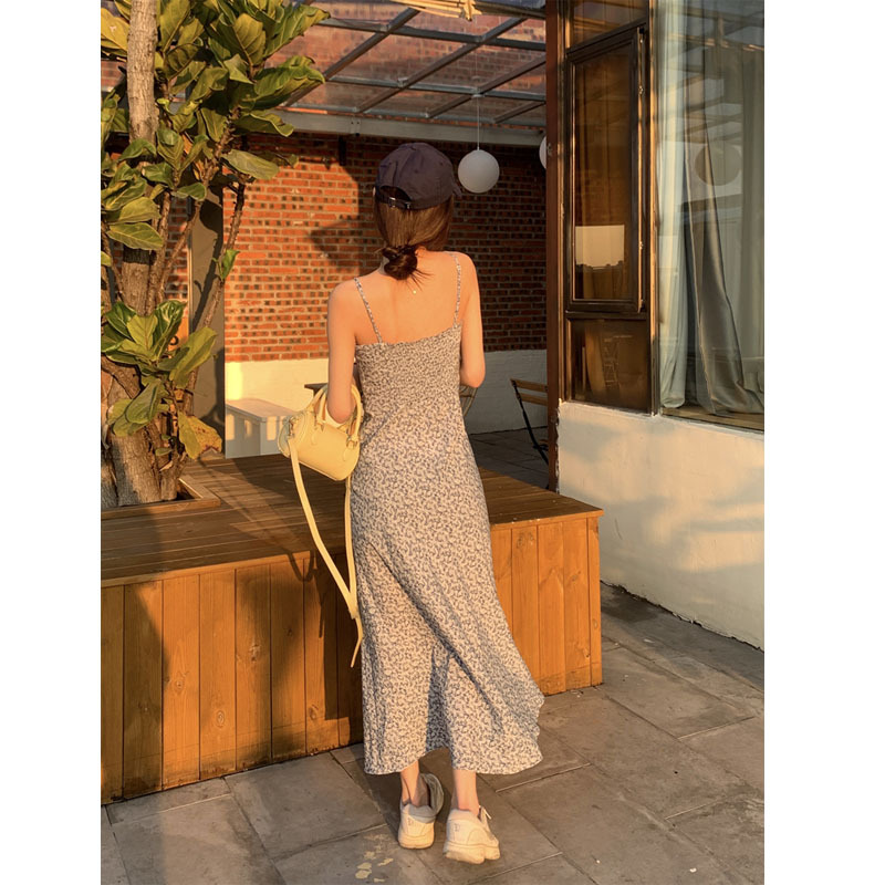 Floral Dress Women's Chiffon Gentle Summer Seaside