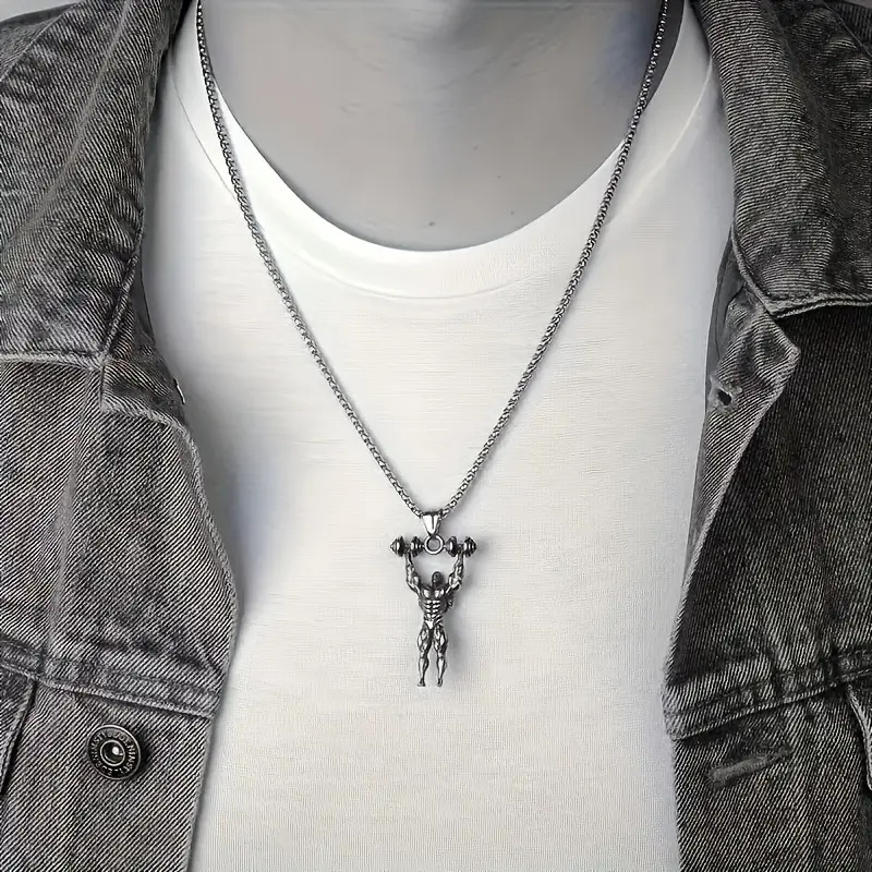Hip-Hop Mens Titanium Steel Necklace