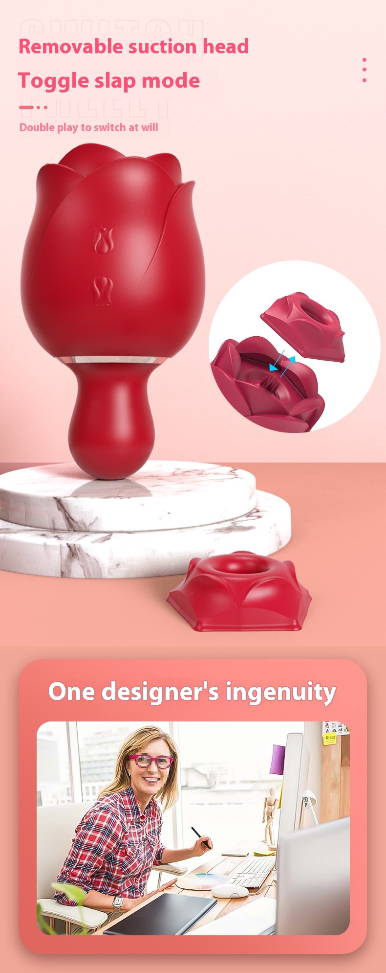 Preserved Flower Clitoral Sucking Vibrators 12