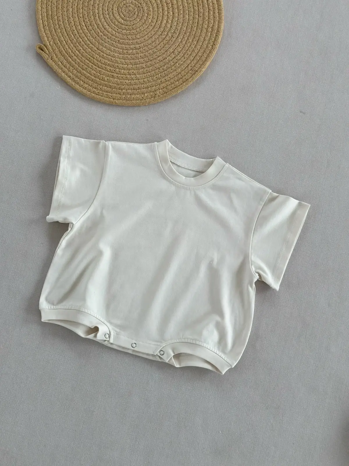 Cotton Loose-fitting Baby Onesie