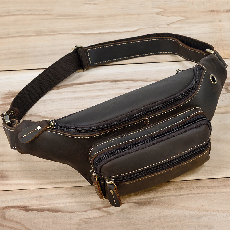 Men's Vintage Crossbody Bag Crossbody Bag — detail view 4