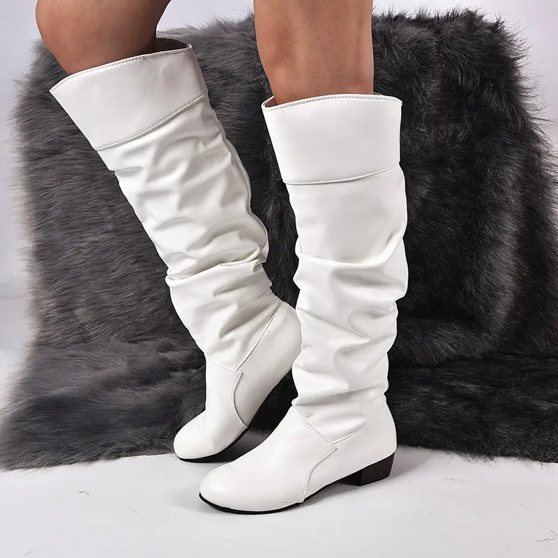 Winter Women Long Boots Flat