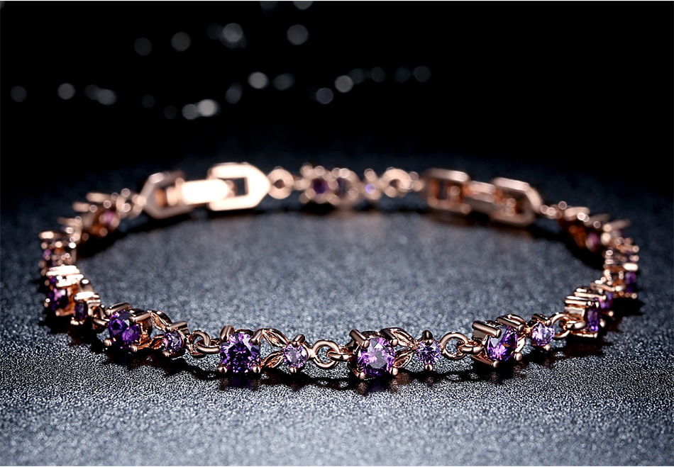 Title 1, Zircon Bracelet Female Korean Version Of The Te...