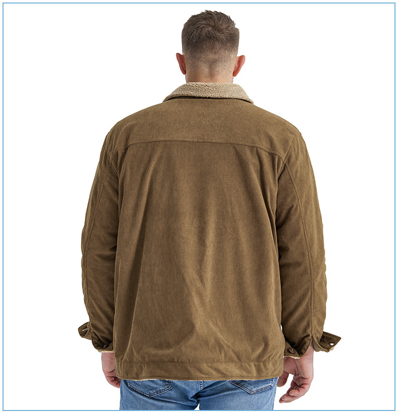 Title 29, Herren Cashmere Jacke Verdickt Groß Loose Casua...