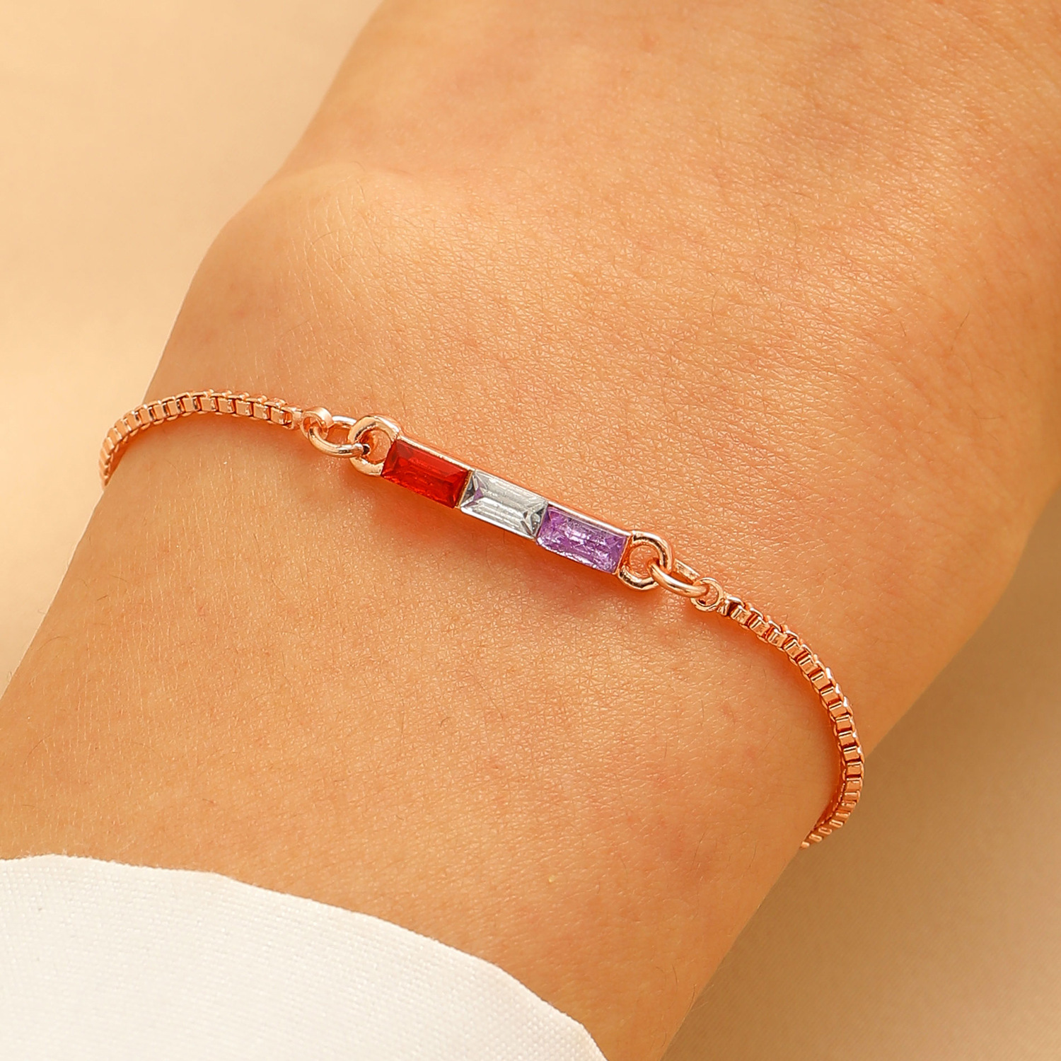 05 Rose Gold Red White Purple