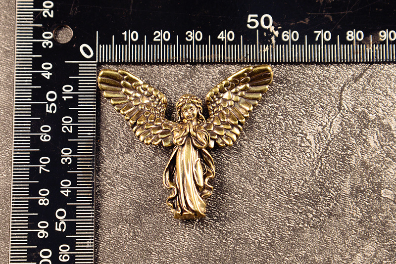 Title 8, Brass Angel Small Ornaments Guardian Angel Wing...