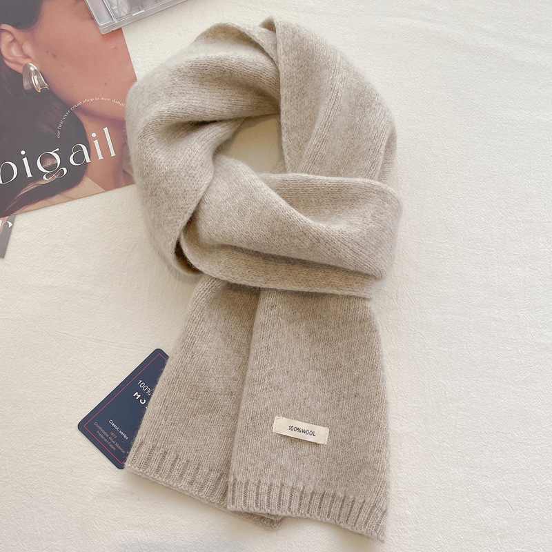 Women's Pure Wool Scarf Winter High Sense