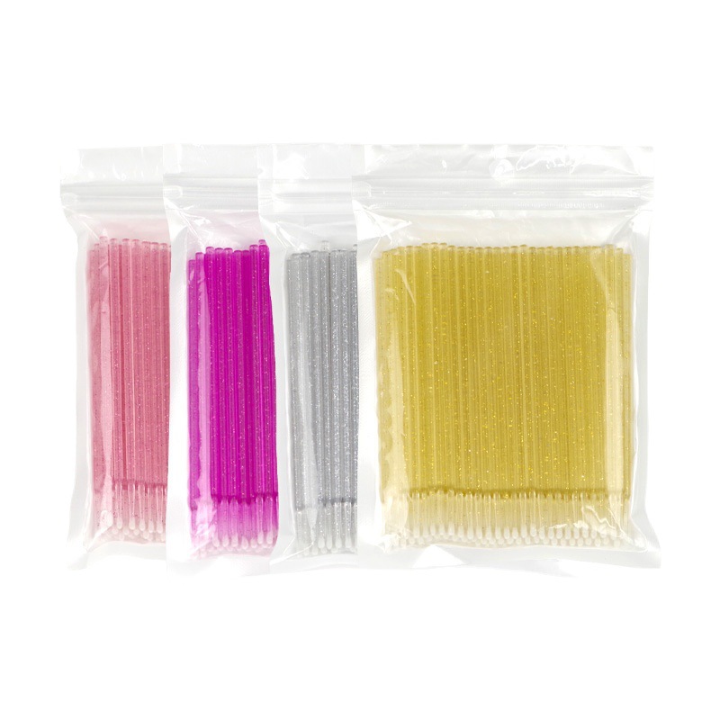 Eyelash Beauty Grafting Cleaning Cotton Swab 100 Eyelash Crystal Cotton Swab - Image 2