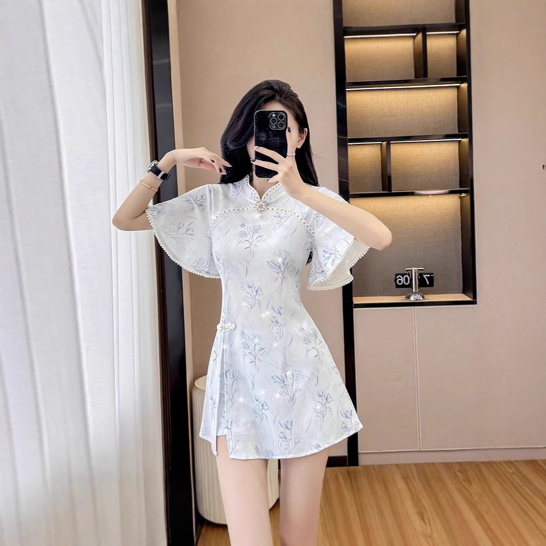 Summer National Style Cheongsam Improved New Gentle Young Style