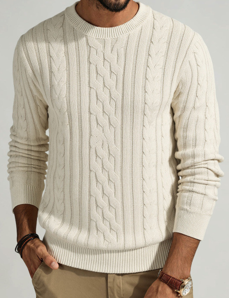 Pull Torsadé Homme Chaleureux et élégant – 6 Tailles – boutique mode femme homme Dropvet