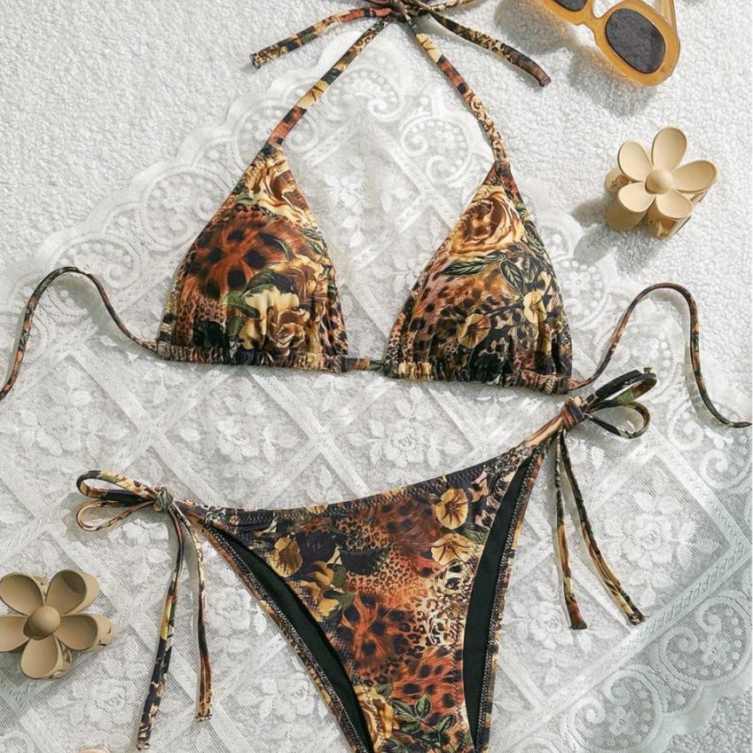 New Sexy Alluring Print Bikini For Sassy Beach Babes