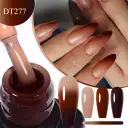 Shimmering Thermal Gel Fashion Nail Polish PU Protective Film For Nail Art view 6