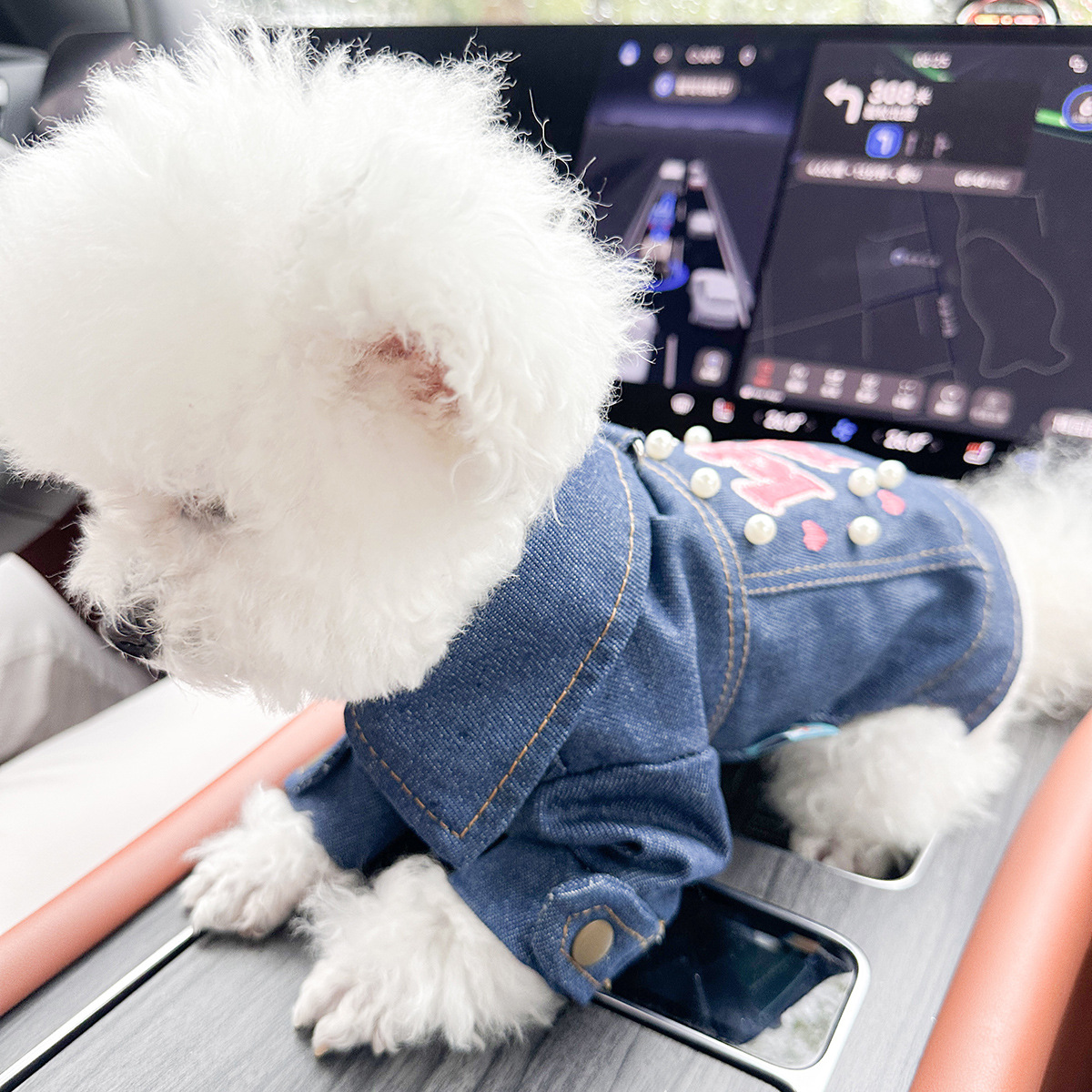Dog And Cat Clothes Stylish Denim Outfits For Pets detail photo 13