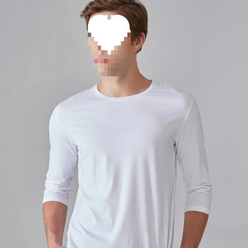 Mens Round-neck Modal Undershirt Top