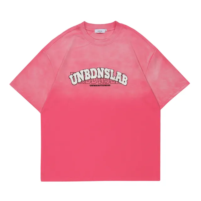 Retro Street Embroidered Letters Special interest Design Summer Short Sleeve T shirt Rose - Shop at LoveMi