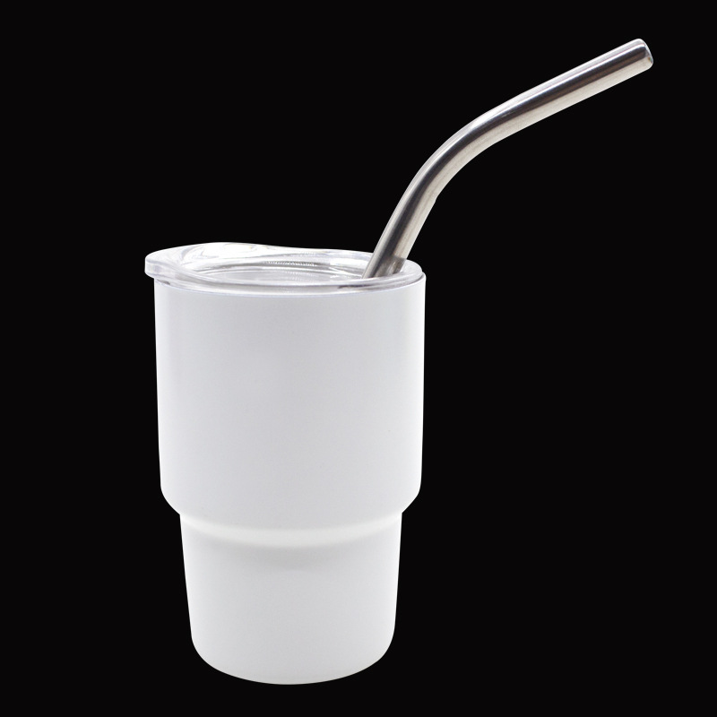 Double Layer Stainless Steel Mini Car Luminous Cup