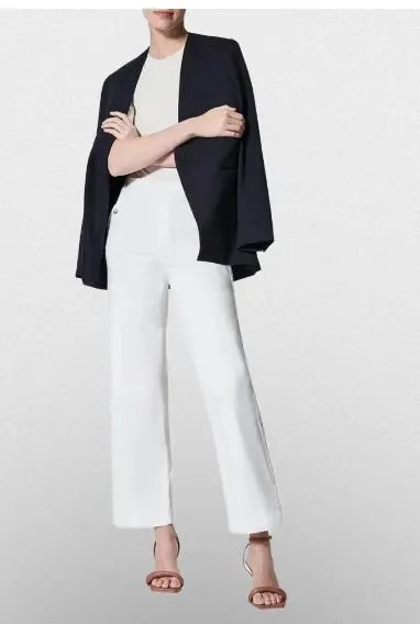 All matching Bootleg Pants Slim Fit Slimming Draping Effect Casual Suit Pants White Lengthened - Shop at LoveMi