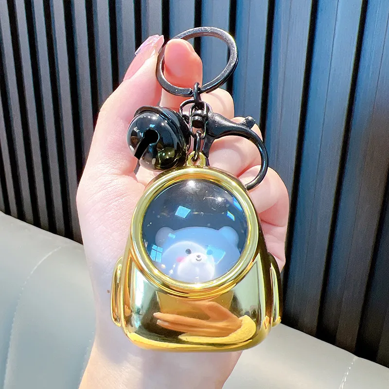 Luminous Bear Bag Keychain Pendant - Yellow