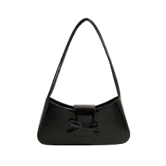 Simple Women's Special-interest Design Shoulder Bag - Black - View 1