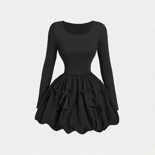 New Stylish And Elegant Waist cinching Womens Mini Dress Black - Shop at LoveMi