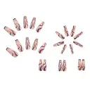 Ballet Wave Line Detachable Finished Product Nail Stickers view 3