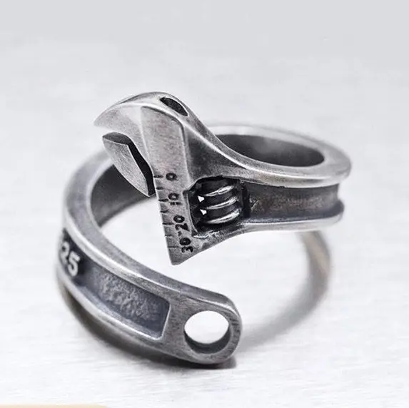 Antique-style Wrench Tool Ring