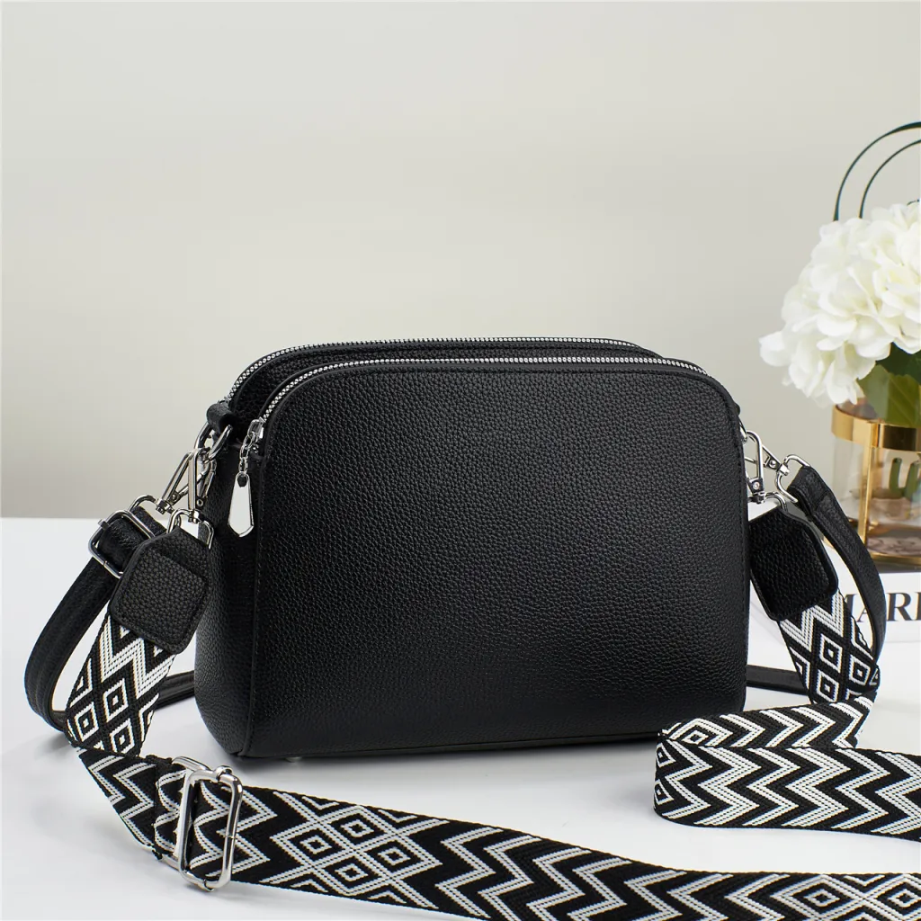 Crossbody Mobile Phone Bag Summer Shoulder Bag - Black