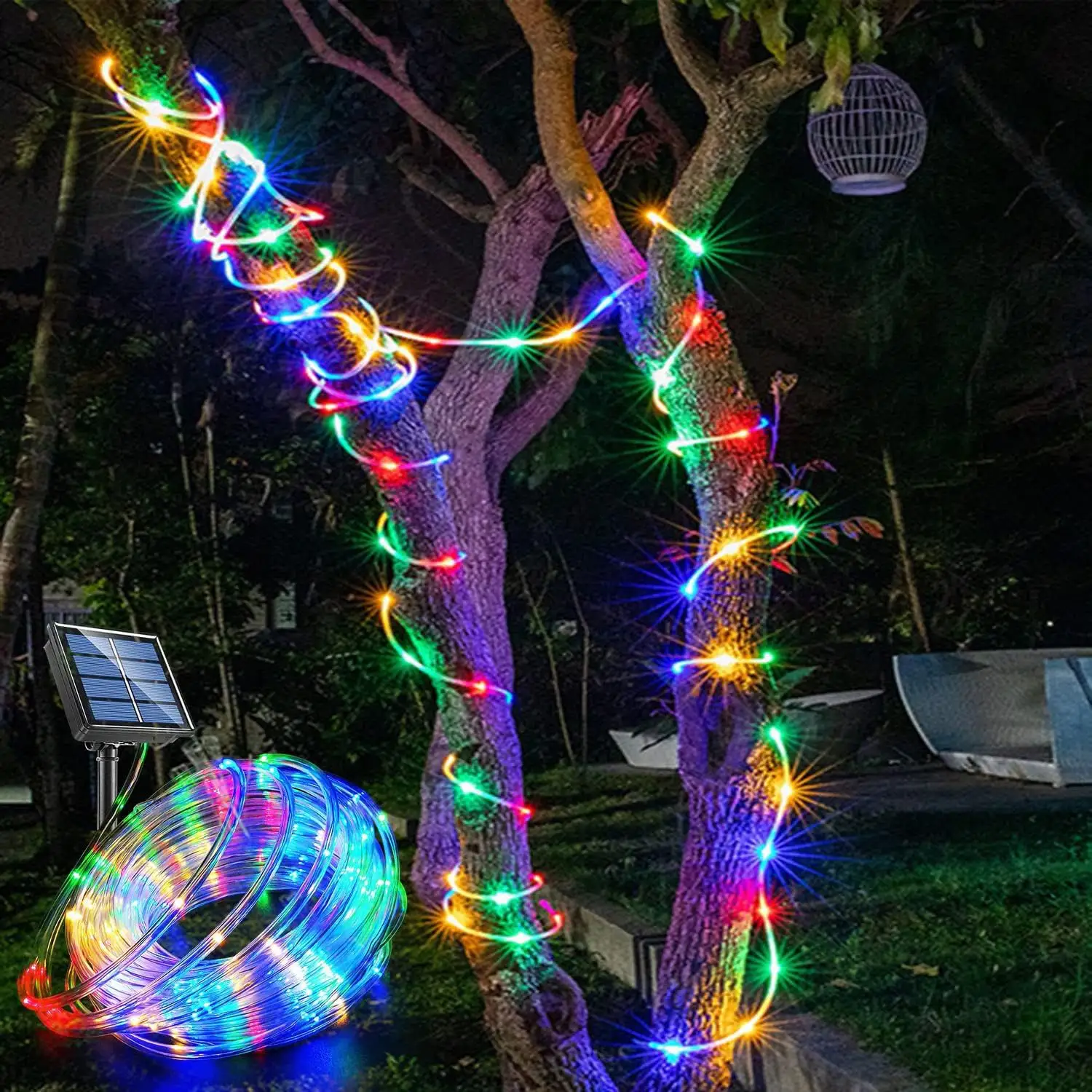 LED Tube Outdoor Waterproof Decorative String Solar