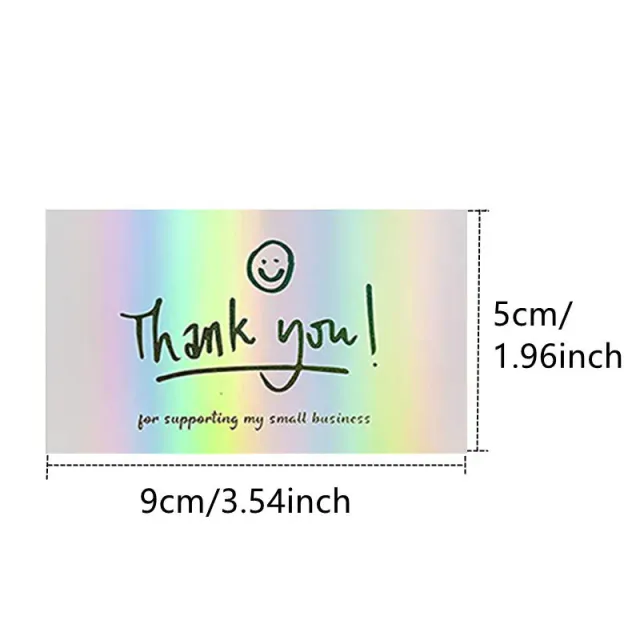 50 Sheetspack Laser Holographic Gift Card Greeting Card Gift T06 Style - Shop at LoveMi