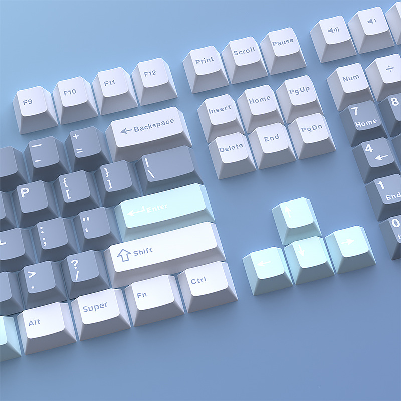 Title 7, Mechanical Keyboard Keycaps Combination Of Thre...