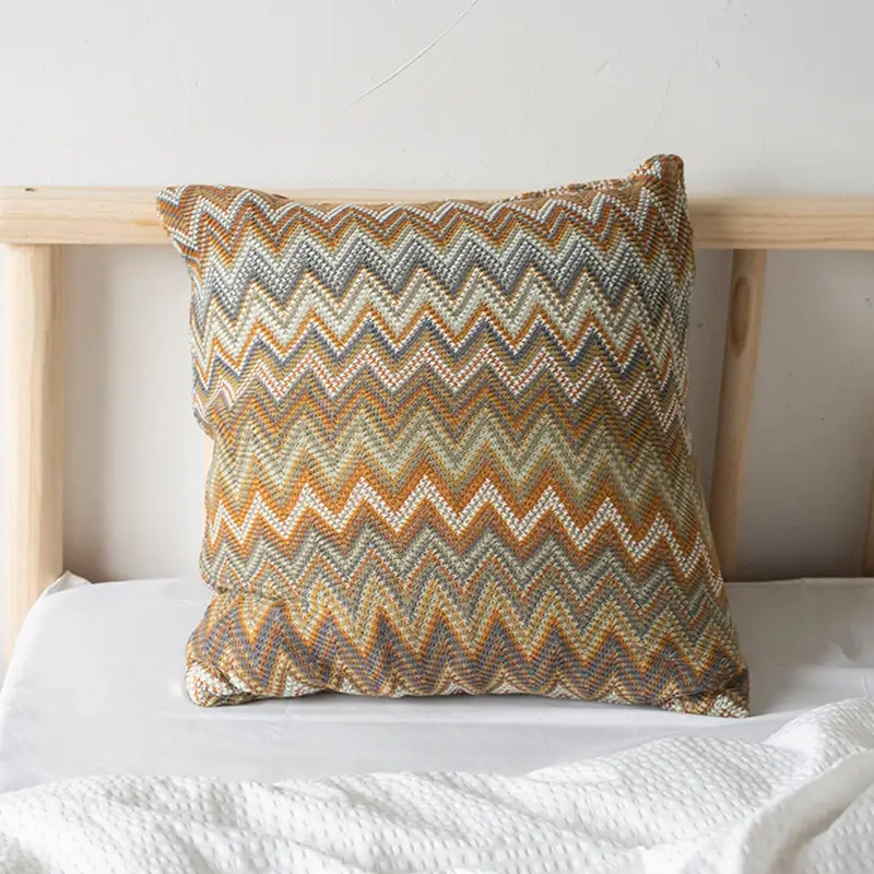 Bohemian Pillow Ethnic Decorative Cushion For Bed