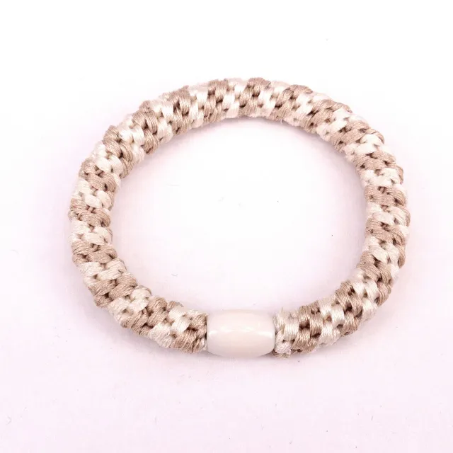 Women's Headband Accessories Elastic Rubber Band Hair Ring 52 Ivory Beige - Shop at LoveMi