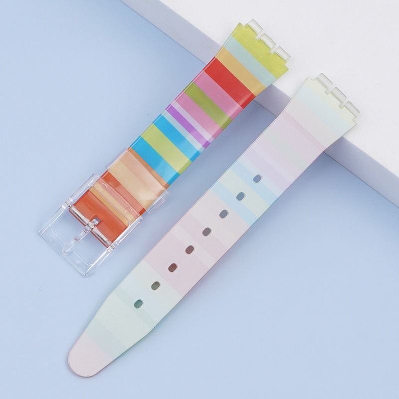 Rainbow Watch Band Ultra-thin Transparent