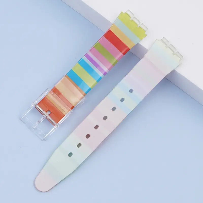 Rainbow Watch Band Ultra-thin Transparent