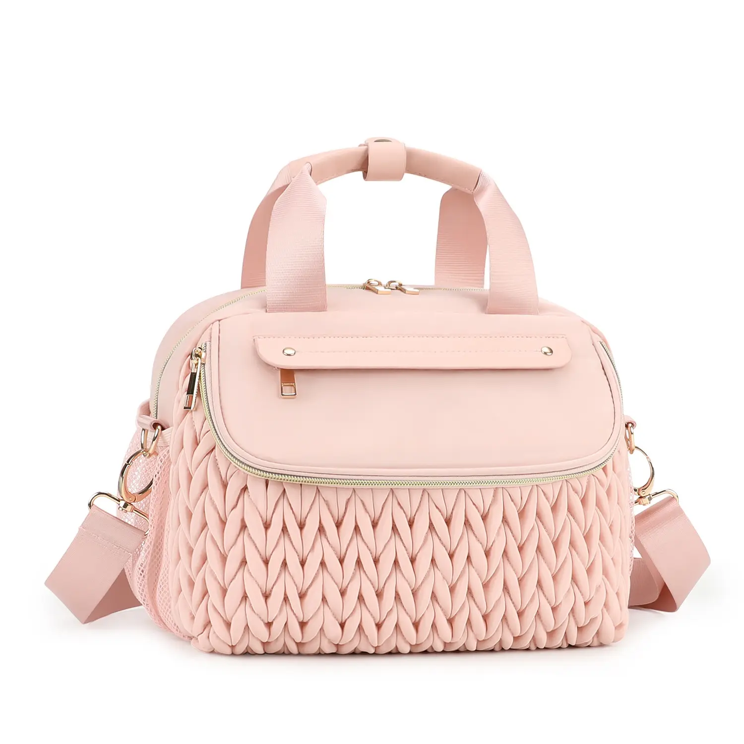 New Woven Mommy Bag Multi-functional Insulated
