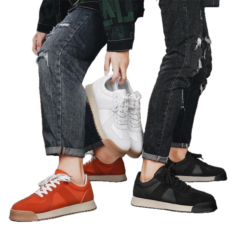Synthetic Leather Versatile Retro Casual Sneakers