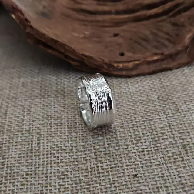 Handmade Unique Fashion Accessories Ring Geometric Shape Silver - Shop at LoveMi