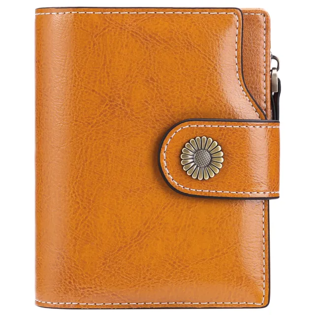 Hasp Clutch Girls Coin Pocket Multifunctional Card Holder Orange - Shop at LoveMi