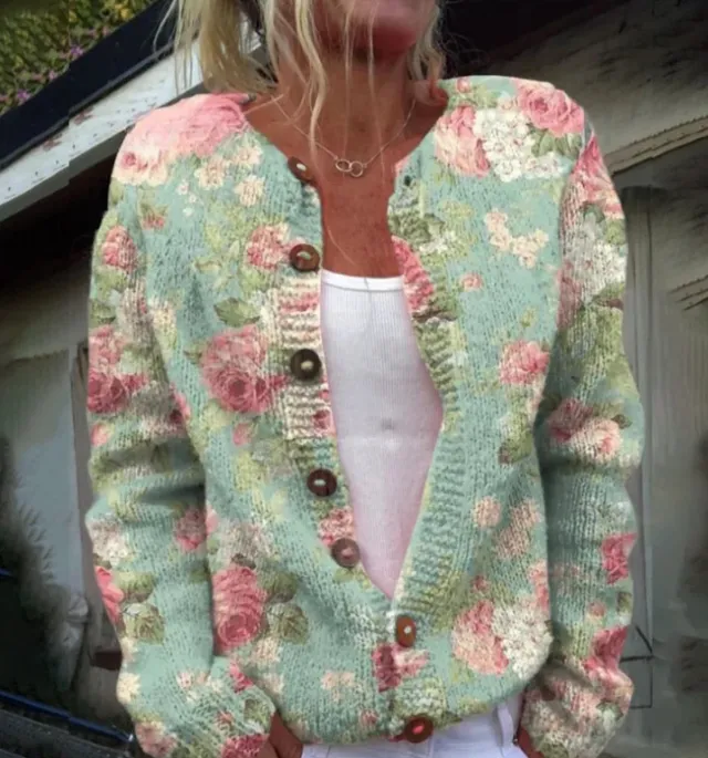 3D Digital Printing Cardigan Knitted Coat Jlkswt S3159 Xl - Shop at LoveMi