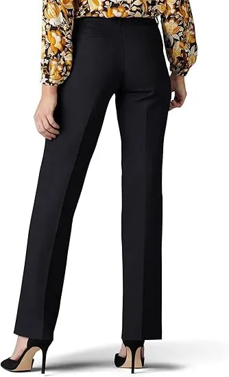 High Waist Loose Elastic Straight Casual Women's Pants Black - Shop at LoveMi