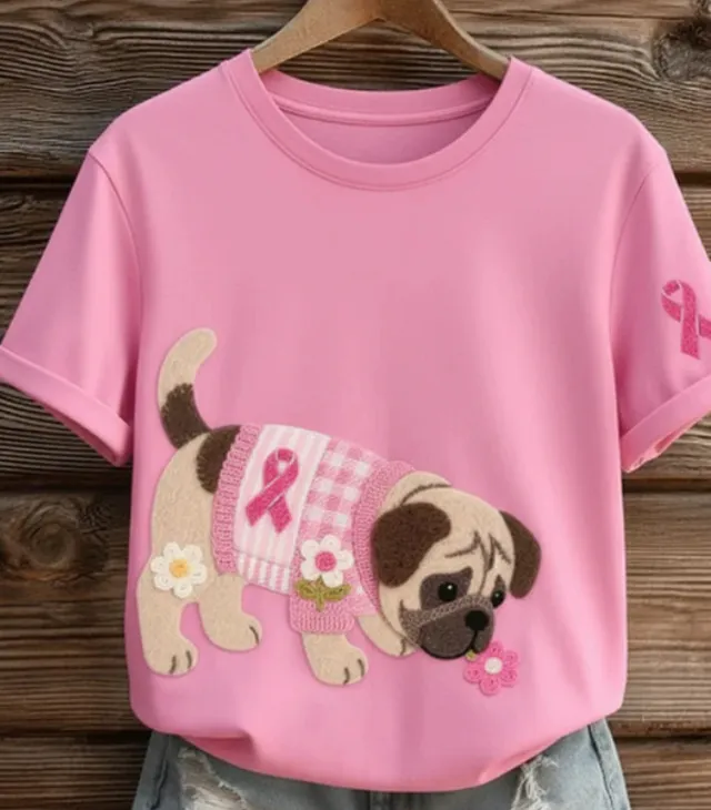 Loose Casual Animal Women's Tops Digital Printed T shirt Hyzy2510201048 - Shop at LoveMi
