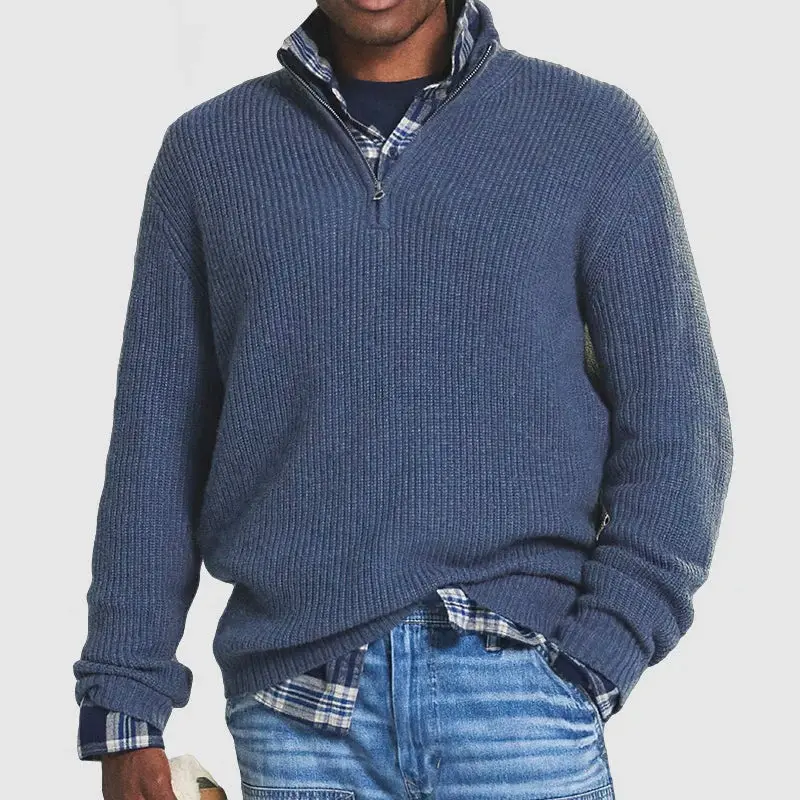 Foreign Trade Men's Business Casual Loose Zip