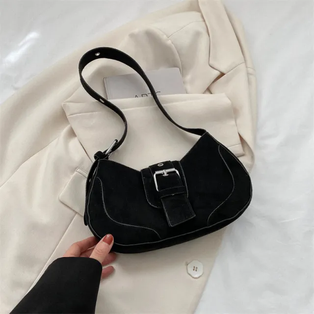 Fashion Trendy Textured One shoulder Handbag Black - Shop at LoveMi