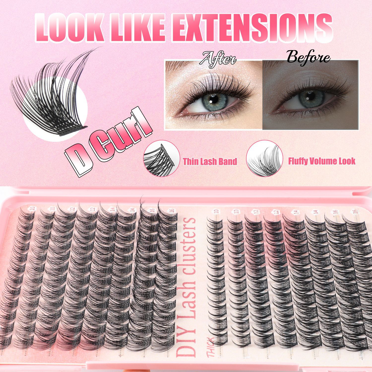 DIY Segmented Natural High-volume Lash Kit 3