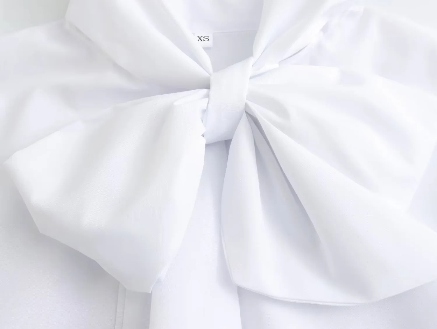 Women's Fashion Loose Temperament Bowknot Decoration Poplin Shirt Top