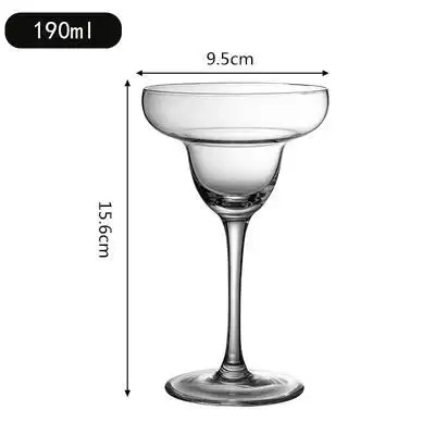 Margarita Bar Crystal Glass Tall Cocktail Glass Cup