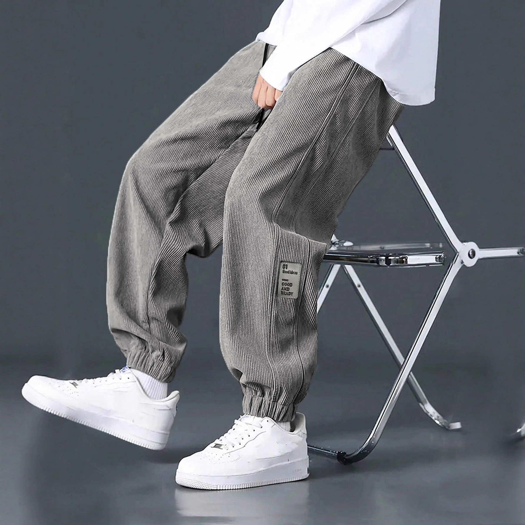 Casual Corduroy Work Pants For Sports